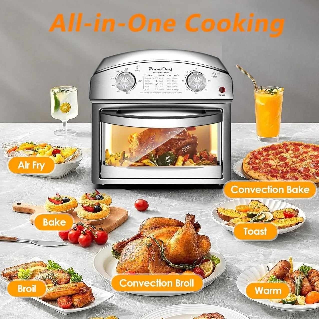 SUNING Plum Chef Air Fryer Multifunctional Convection Oven