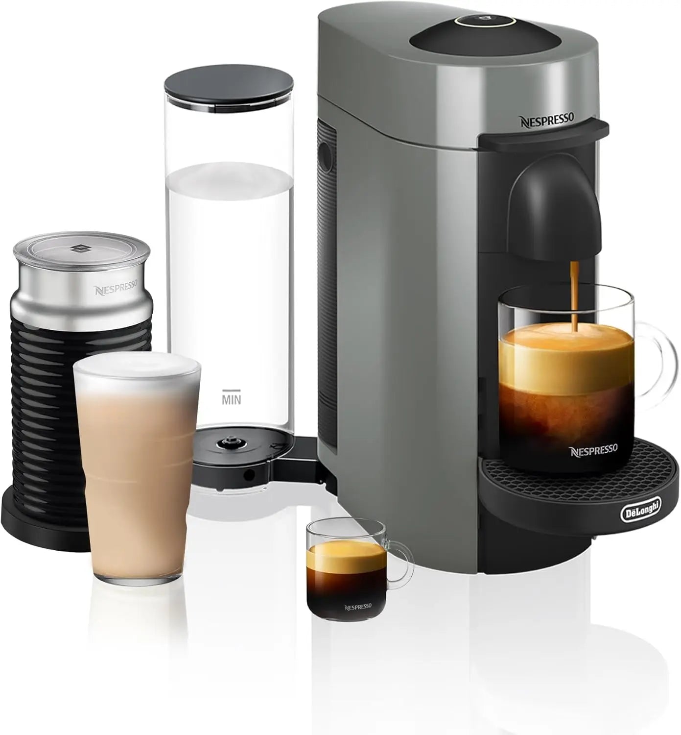 Vertuo Plus Coffee And Espresso Maker With Aeroccino Milk Frother
