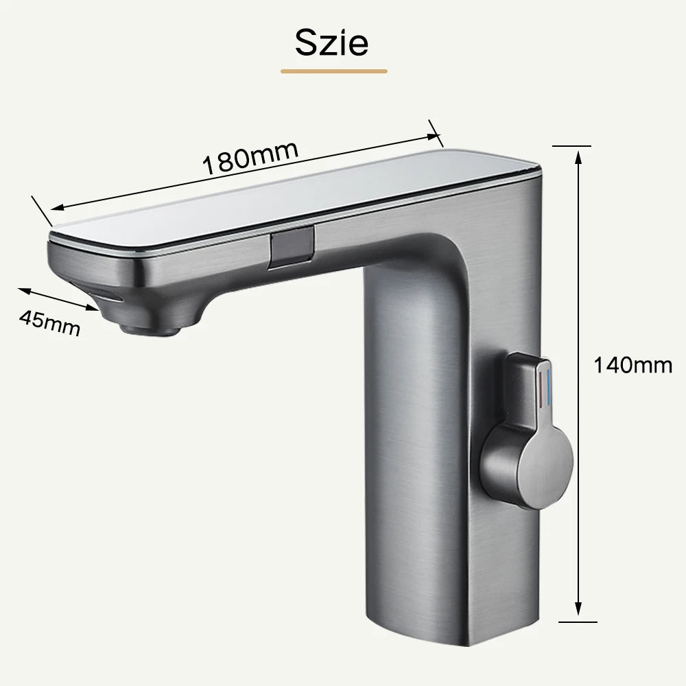 Rozin Touchless Sensor Basin Faucet With Smart Digital Display