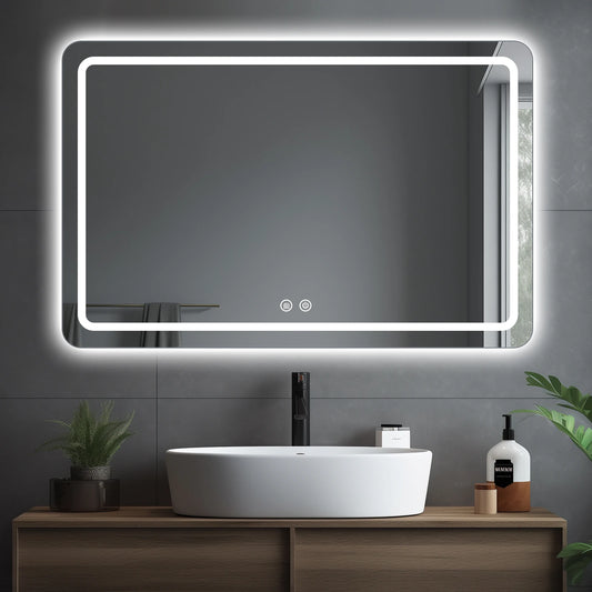 MYGIIVOVO LED Bathroom Vanity Mirror With Backlit Demister Dimmable