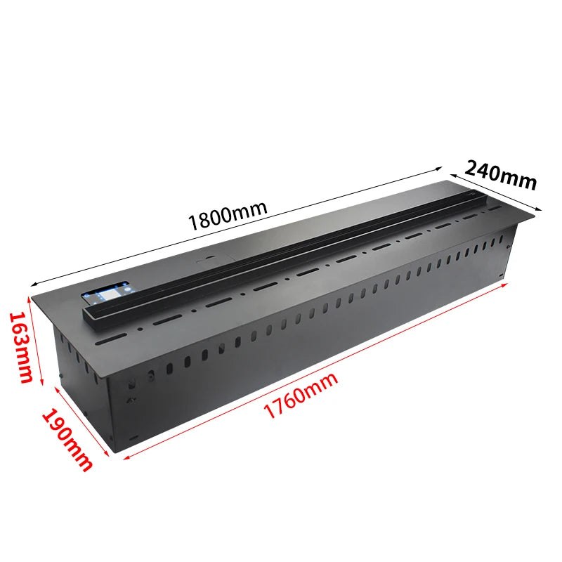 Water Vapor Fireplace 3D Flame Effect With Smart App Control Humidifier