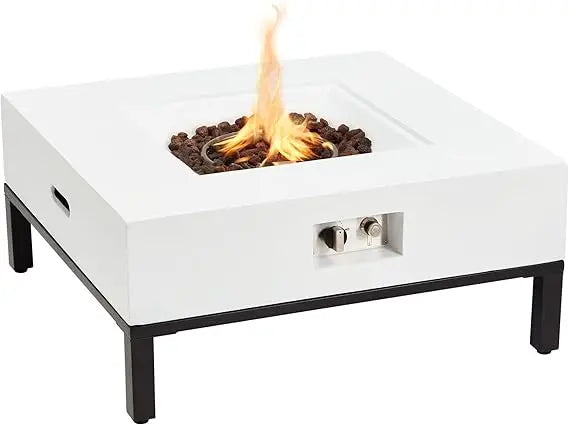ECOTOUGE 50000 BTU Propane Fire Pit Table With Stand