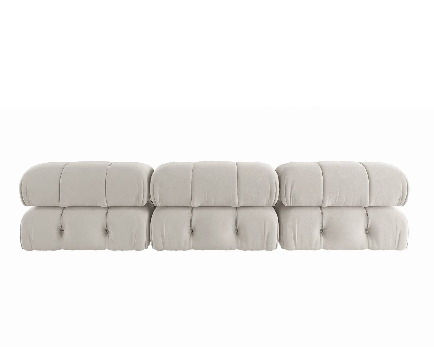 Sdorens Velvet Modular Sectional Sofa Set for Living Room