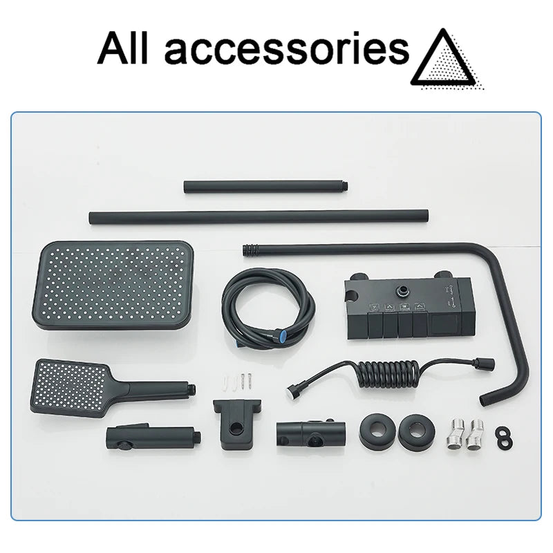 Rozin Digital Display Shower Faucet Set Dual Control