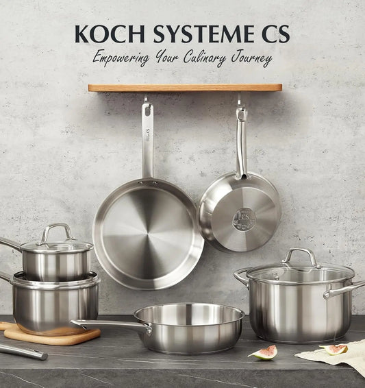 KOCH SYSTEME CS 10 Piece Stainless Steel Pots And Pans