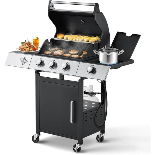 DAFIFY 36000 BTU Propane Grill With 3 Burners