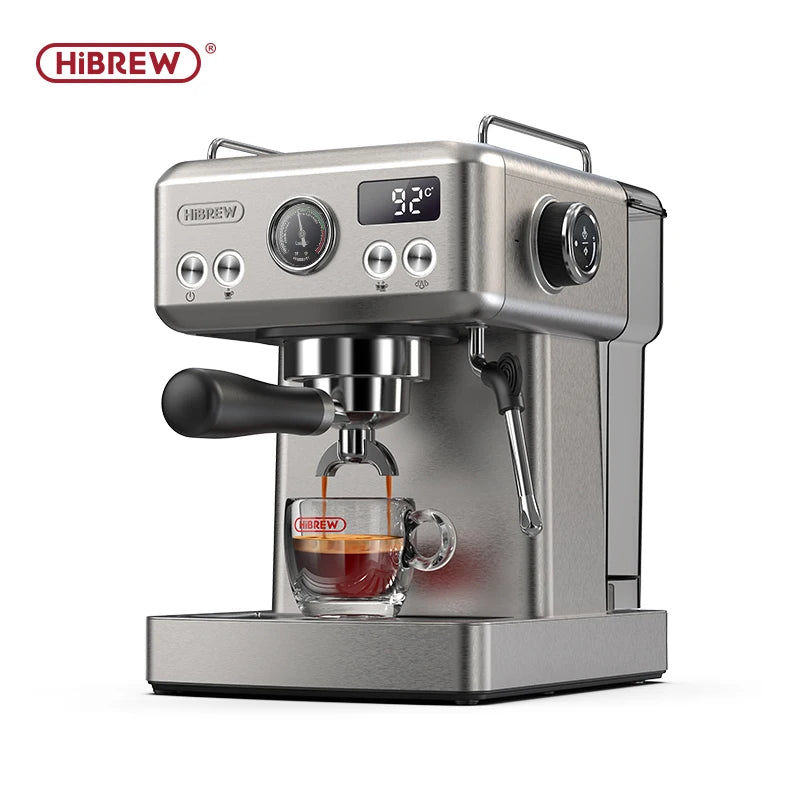 HiBREW 20 Bar Espresso Machine H10A Stainless Steel Semi Automatic