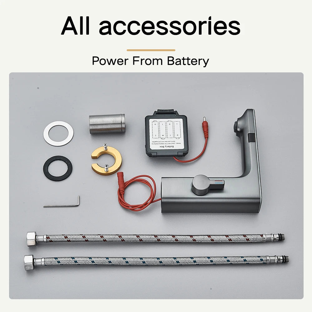 Rozin Touchless Sensor Basin Faucet With Smart Digital Display