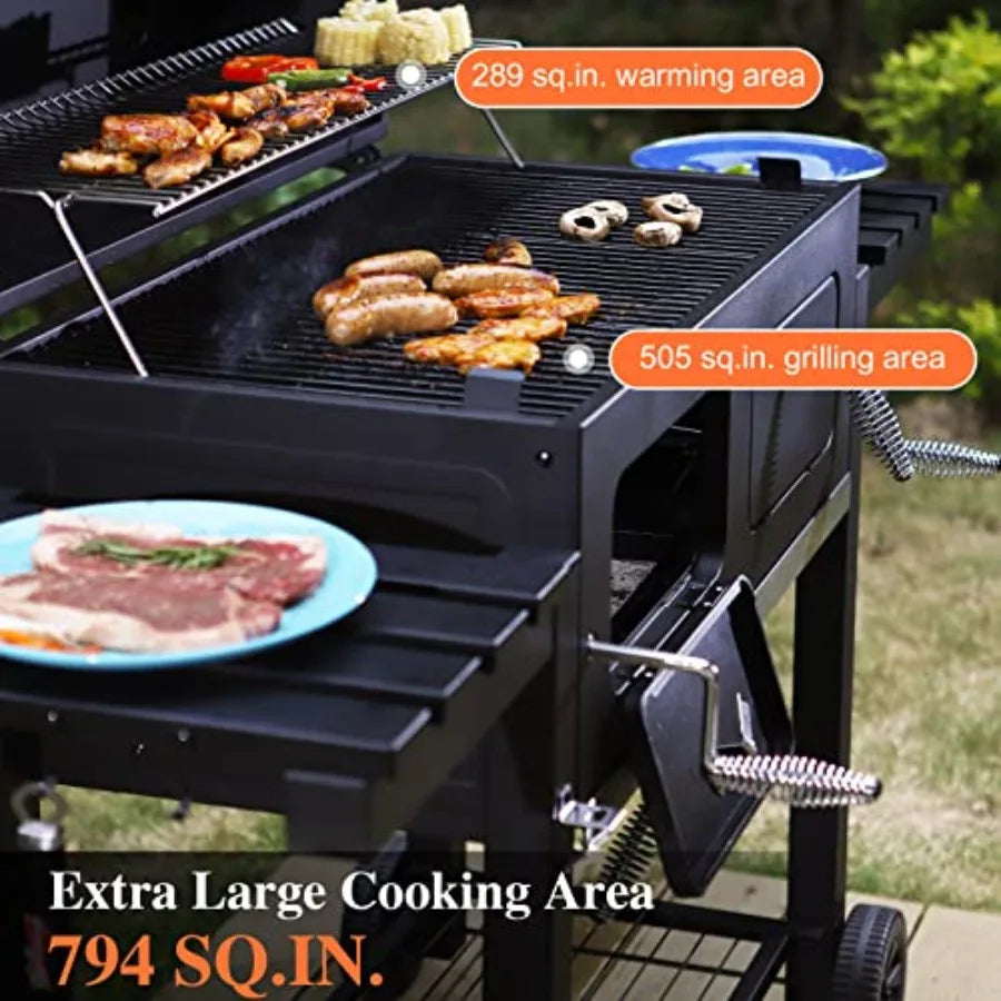 Charcoal BBQ Grill Heavy Duty Outdoor