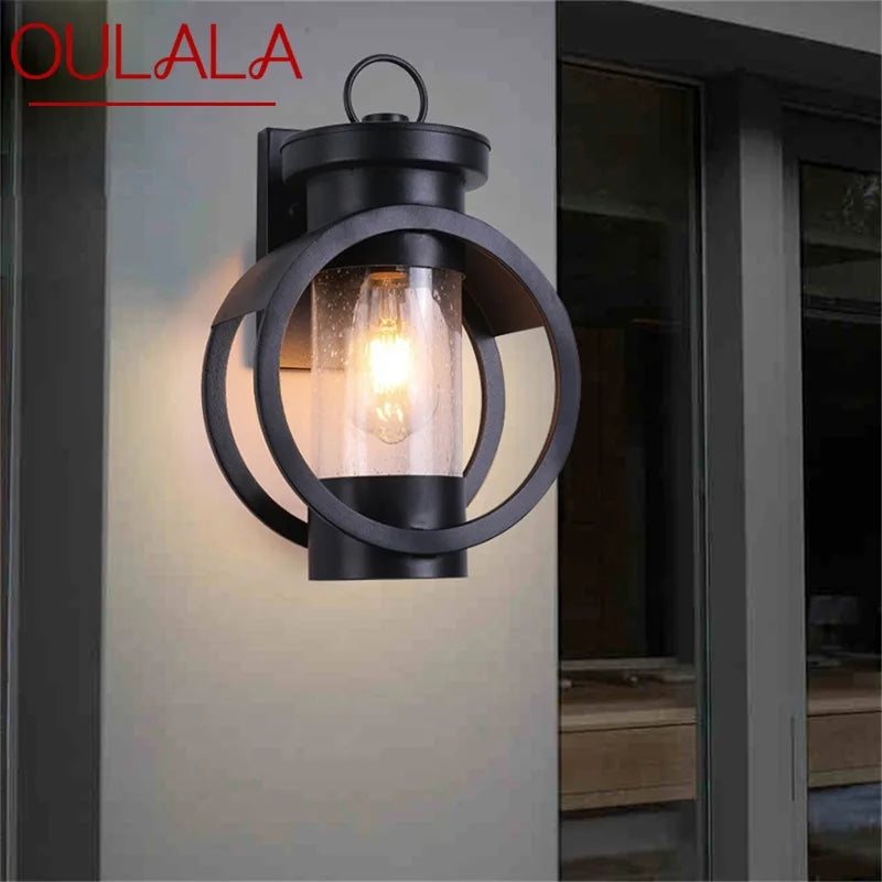 OUFULA Outdoor Wall Light Retro Sconce Lamp Waterproof Classic Decorative
