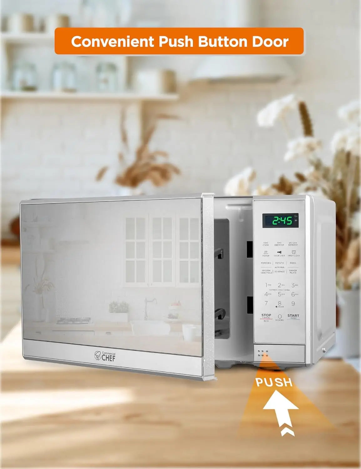 XMSJ 700W Microwave With 10 Power Levels Digital Display