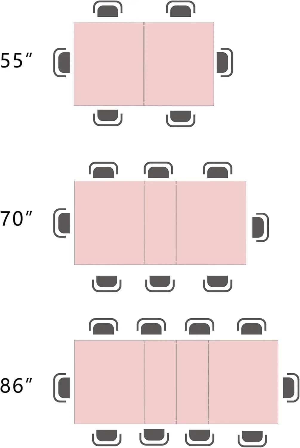 Extendable Oak Rectangular Dining Table Modern Kitchen