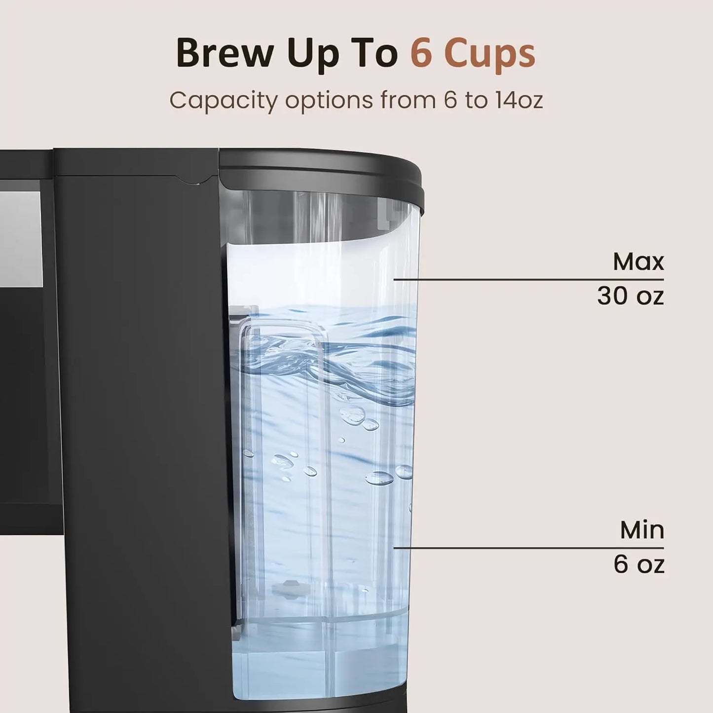 Iosn Iced Coffee Maker 3 Brew Options K Cup Ground