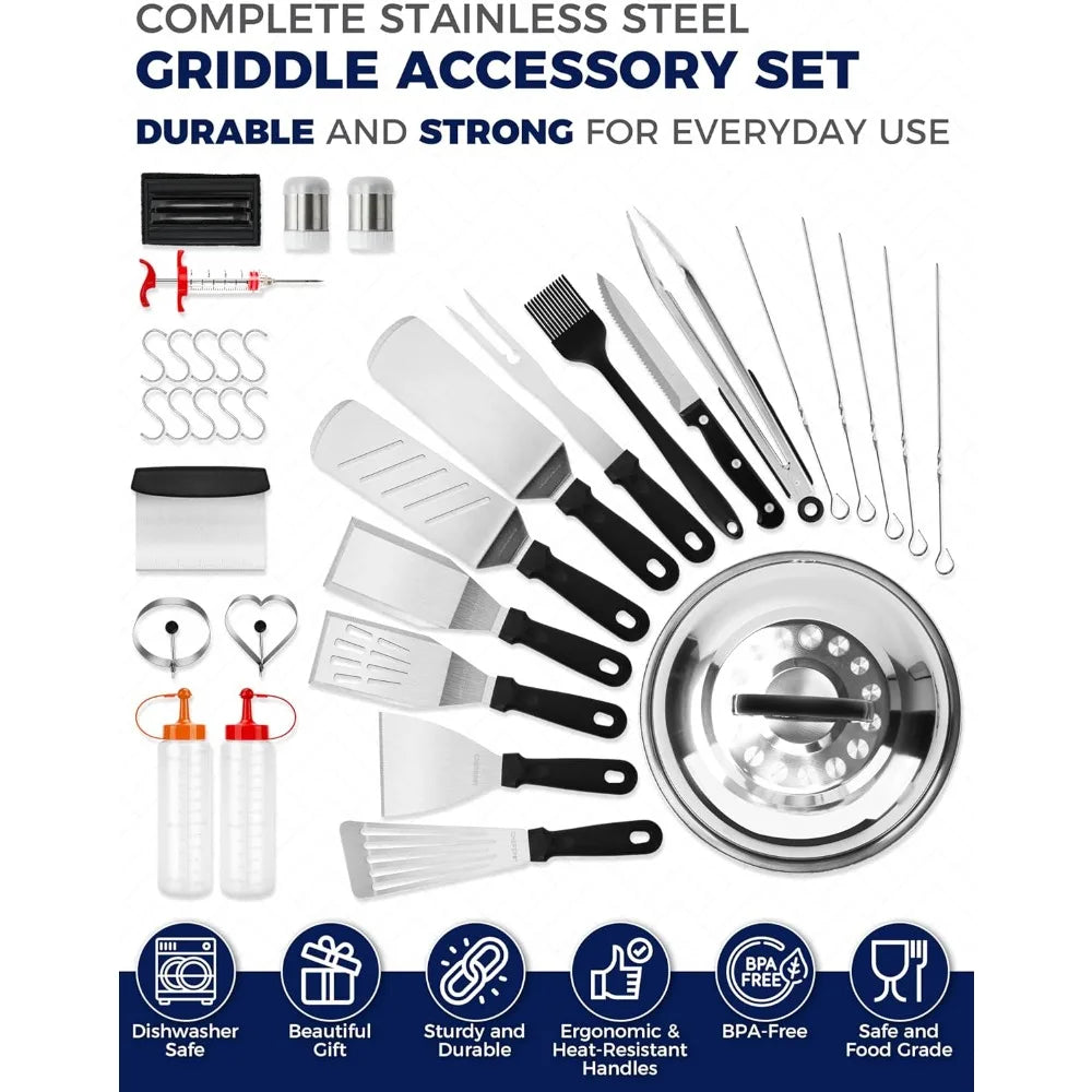 XMSJ 36-Piece Griddle Accessories Kit for Weber Blackstone Griddles