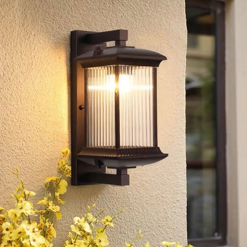 Trazos Outdoor Wall Lamp Waterproof Exterior Light AC90-260V For Hotel Villa