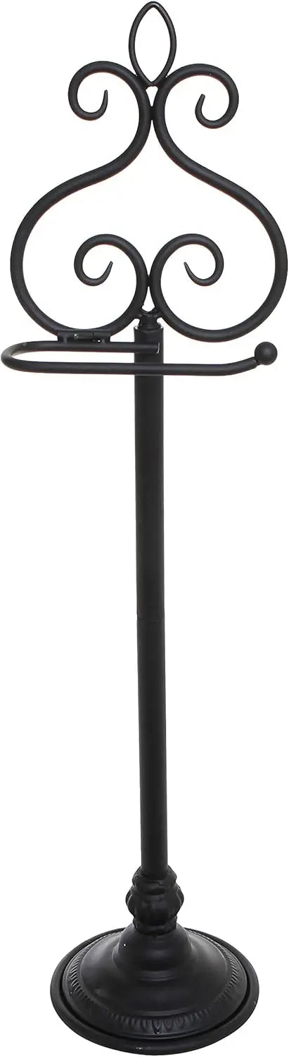 Stainless Steel Free Standing Single Roll Toilet Paper Holder