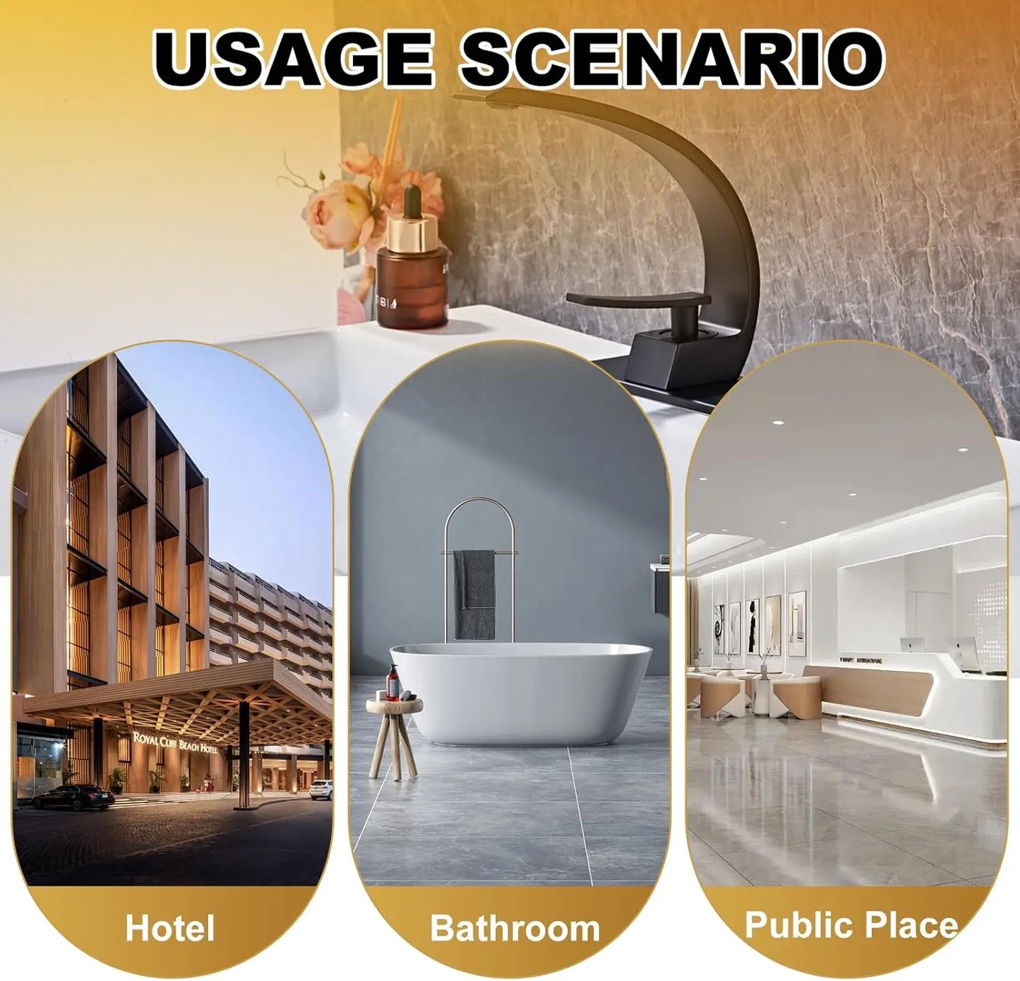 Single Hole Deck Mounted Bathroom Sink Faucet With Pop Up Drain Brass Lavatory