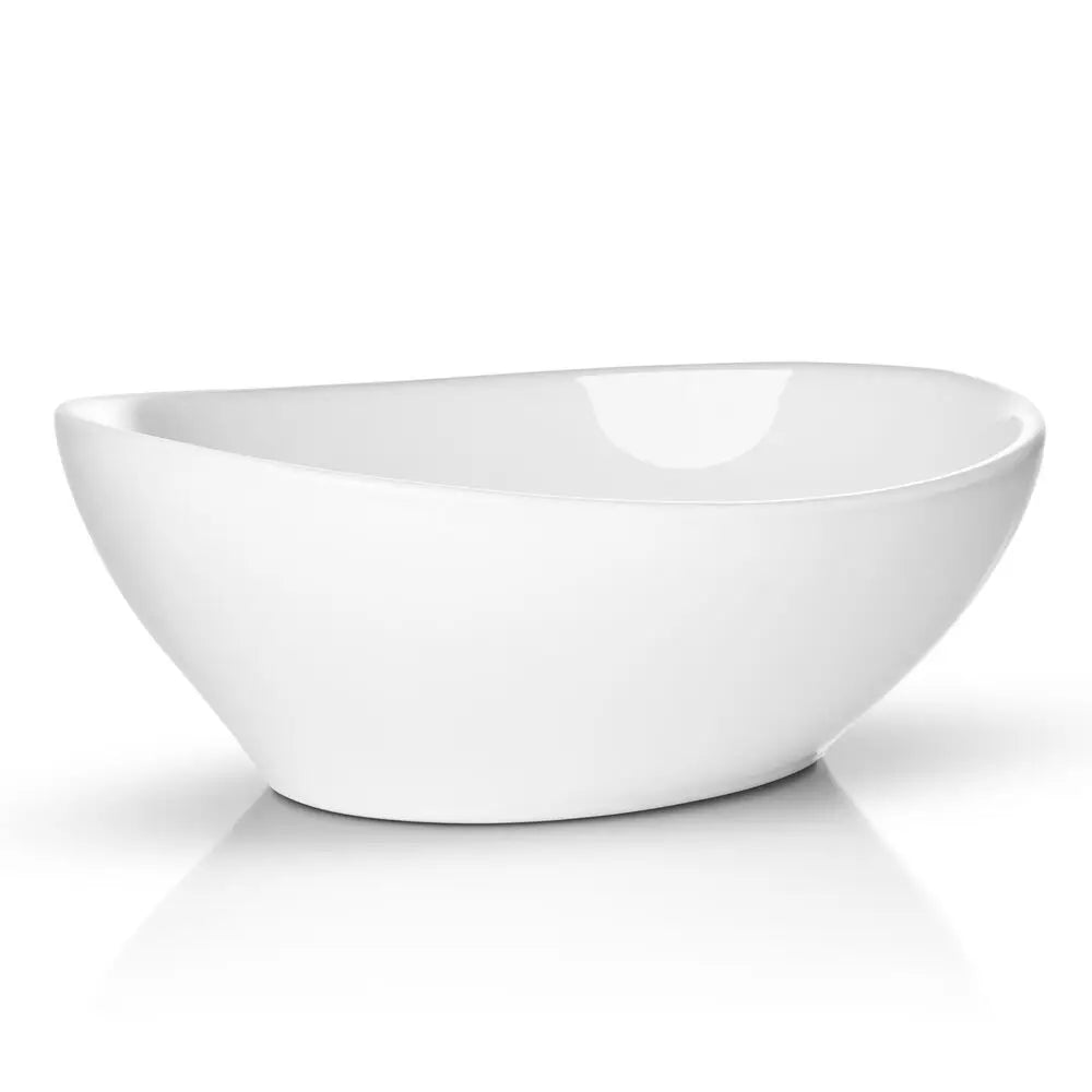 Modern Ceramic Vessel Sink Oval Bathroom Vanity Bowl Single Hole