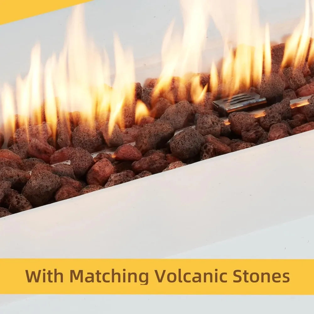 ECOTOUGE 50000 BTU Propane Fire Pit Table With Stand