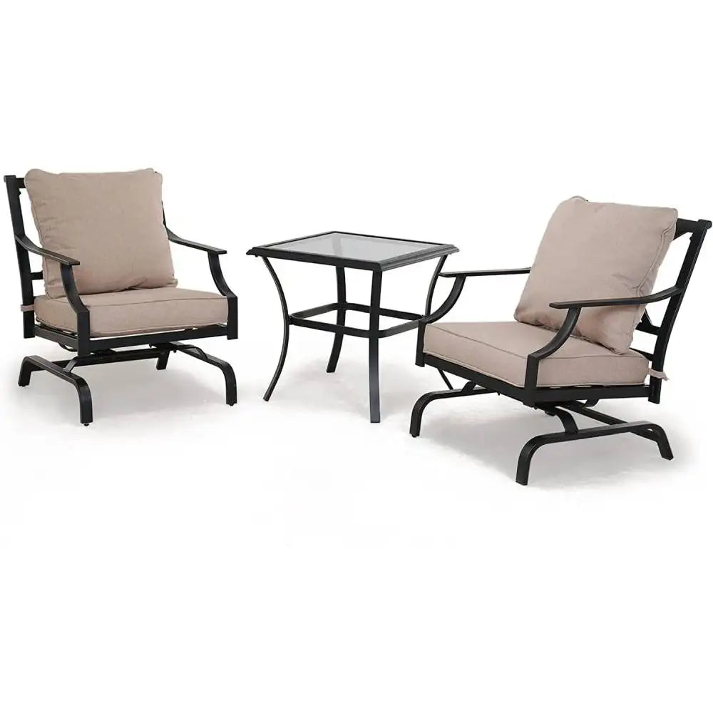Grand Patio 3 Piece Patio Set With Two Motion Chairs