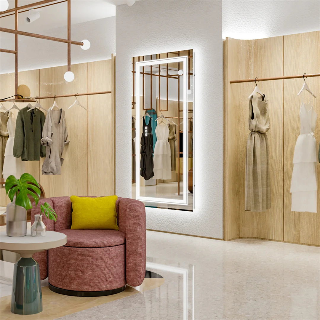 LUVODI Illuminated Dressing Mirror Vanity With 3 Color Lights