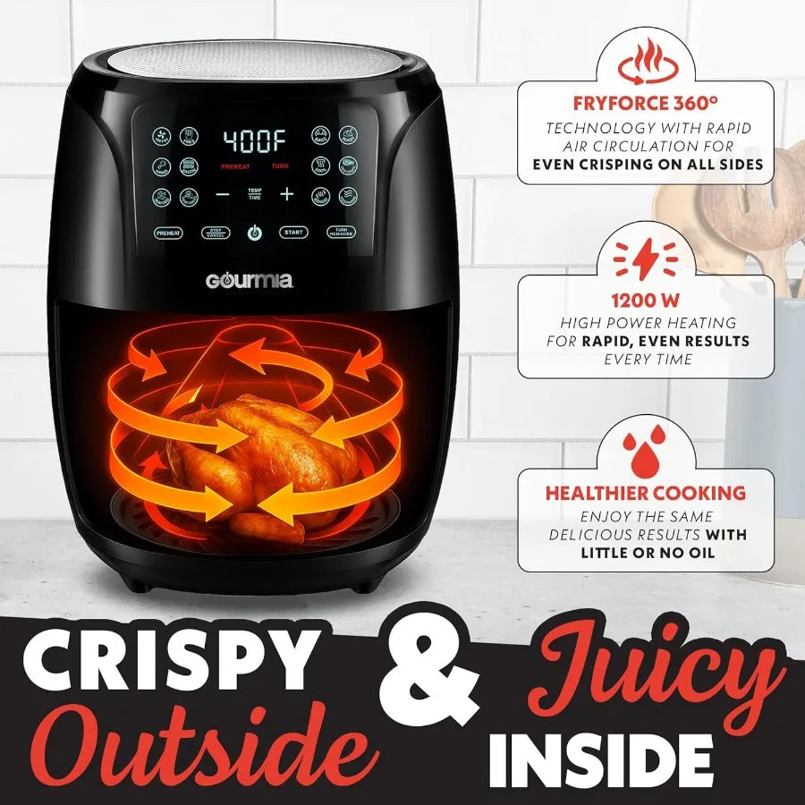 LISM Digital Air Fryer Oven With 12 One-Touch Presets