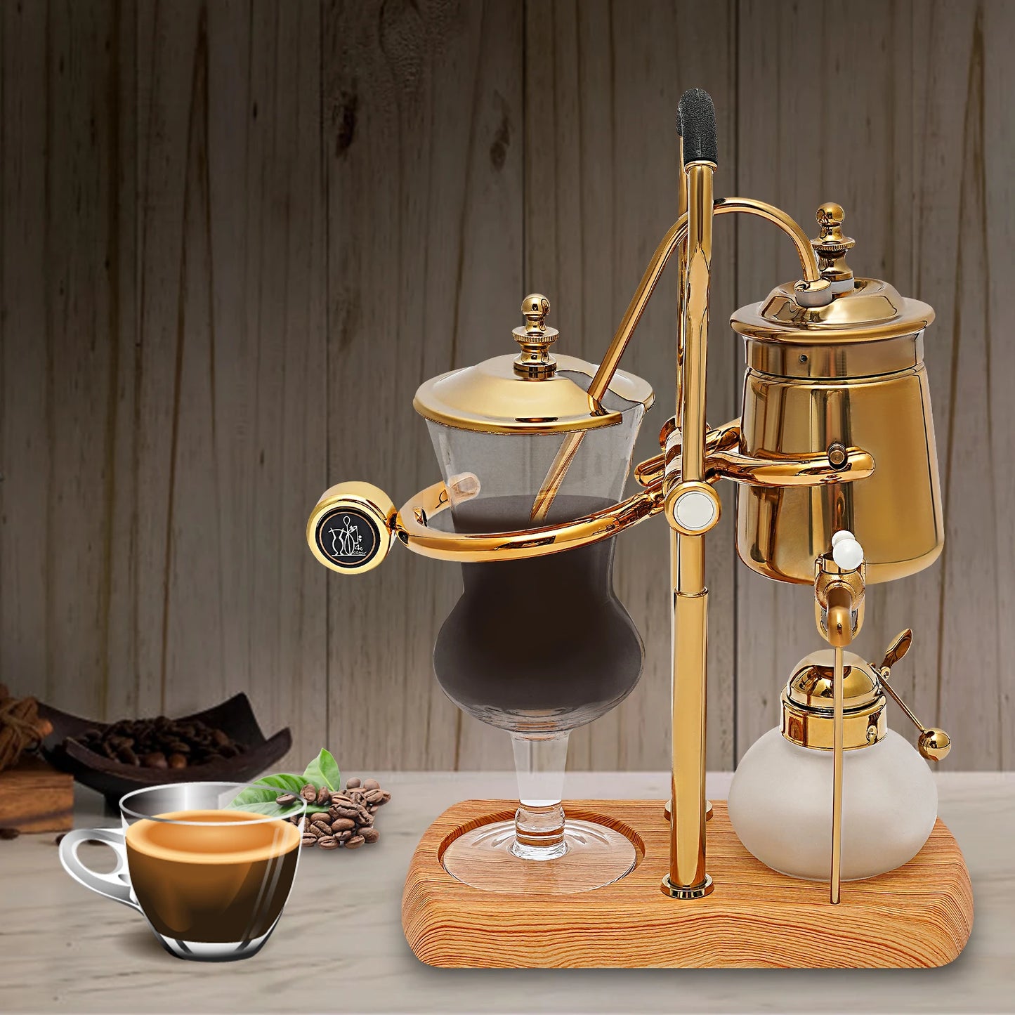 Siphon Coffee Pot Set With Integrated Filter