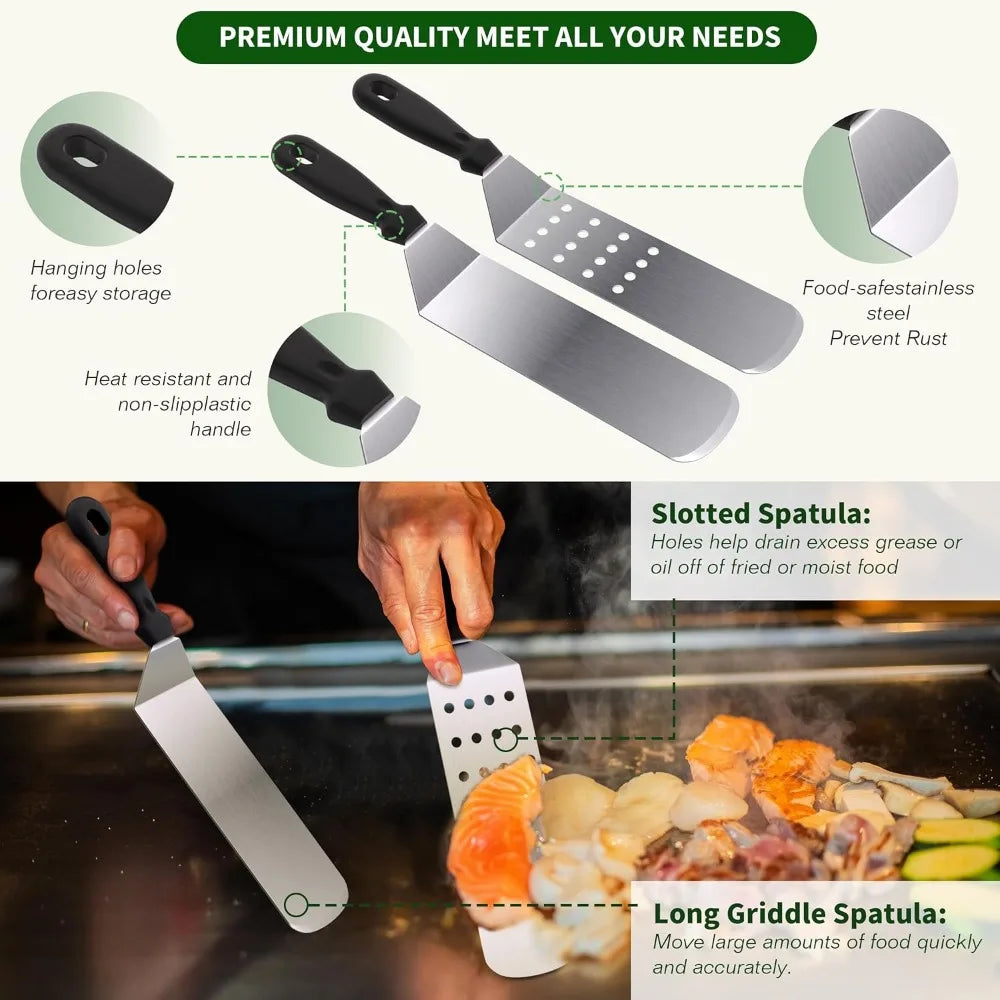 Griddle Accessories Kit For Blackstone Grills Dome Burger Press Tools