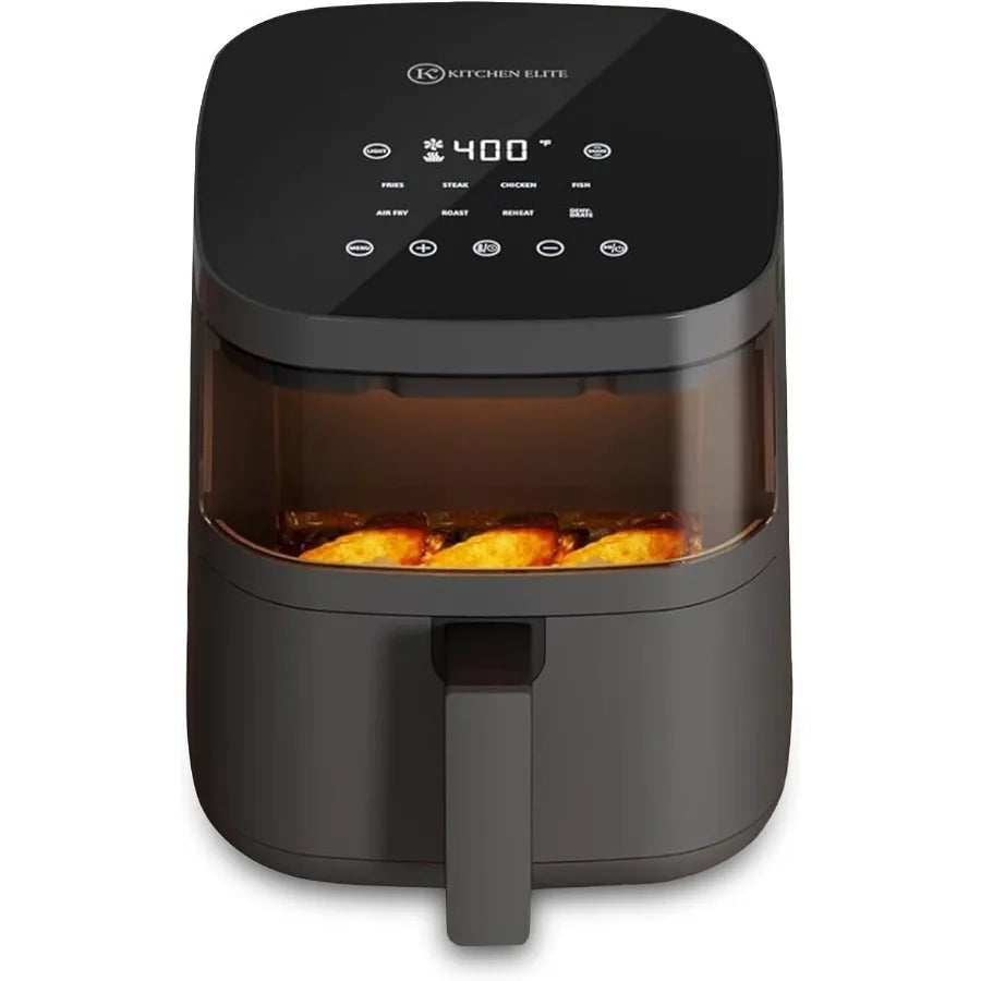 LISM Digital Air Fryer Oven With Viewing Window 8 Presets