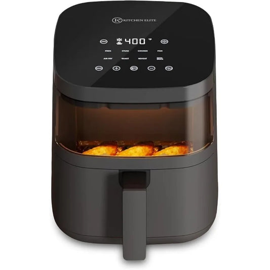 LISM Digital Air Fryer Oven With Viewing Window 8 Presets