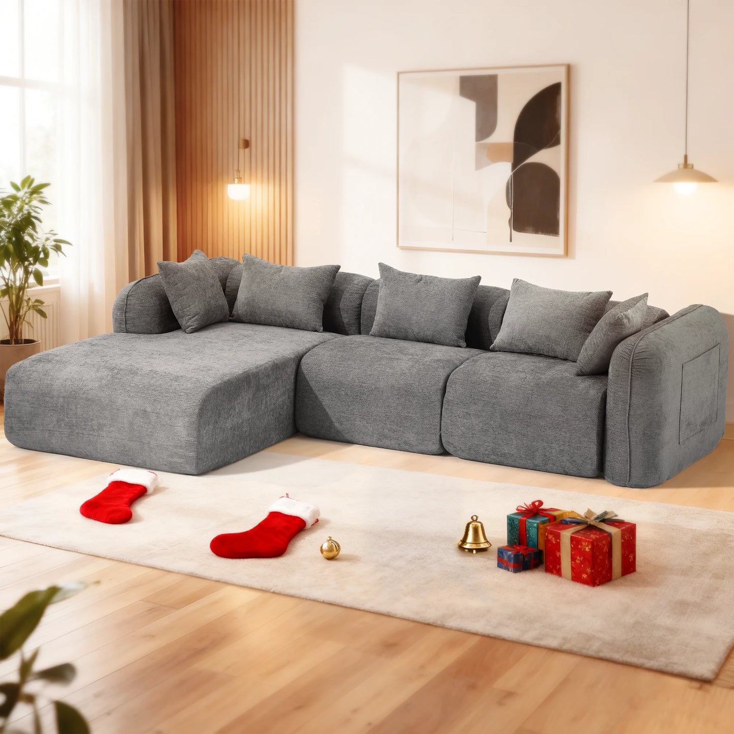 Redlife Sherpa Modular Cloud Sofa No Assembly Sectional