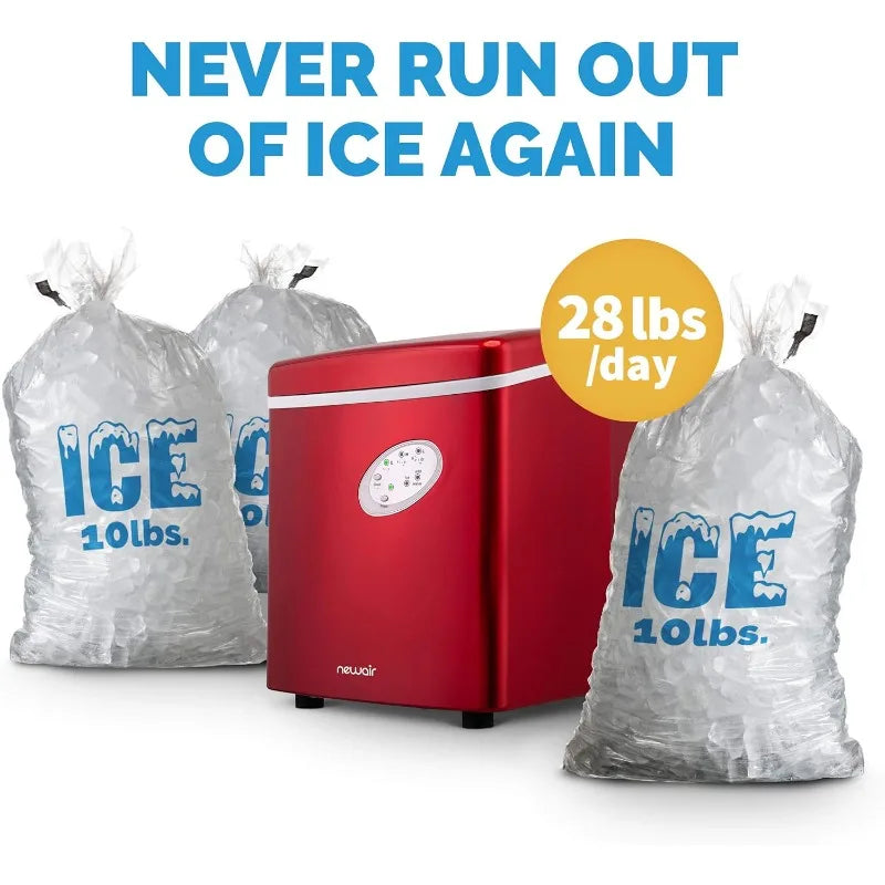 Newair Bullet Ice Machine Countertop Ice Maker BPA Free