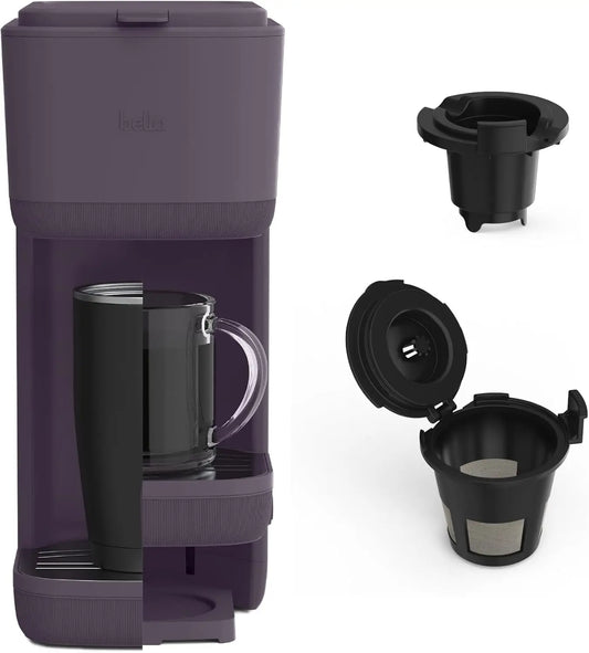 iosn Single Serve Coffee Maker K Cup and Grounds Compatible