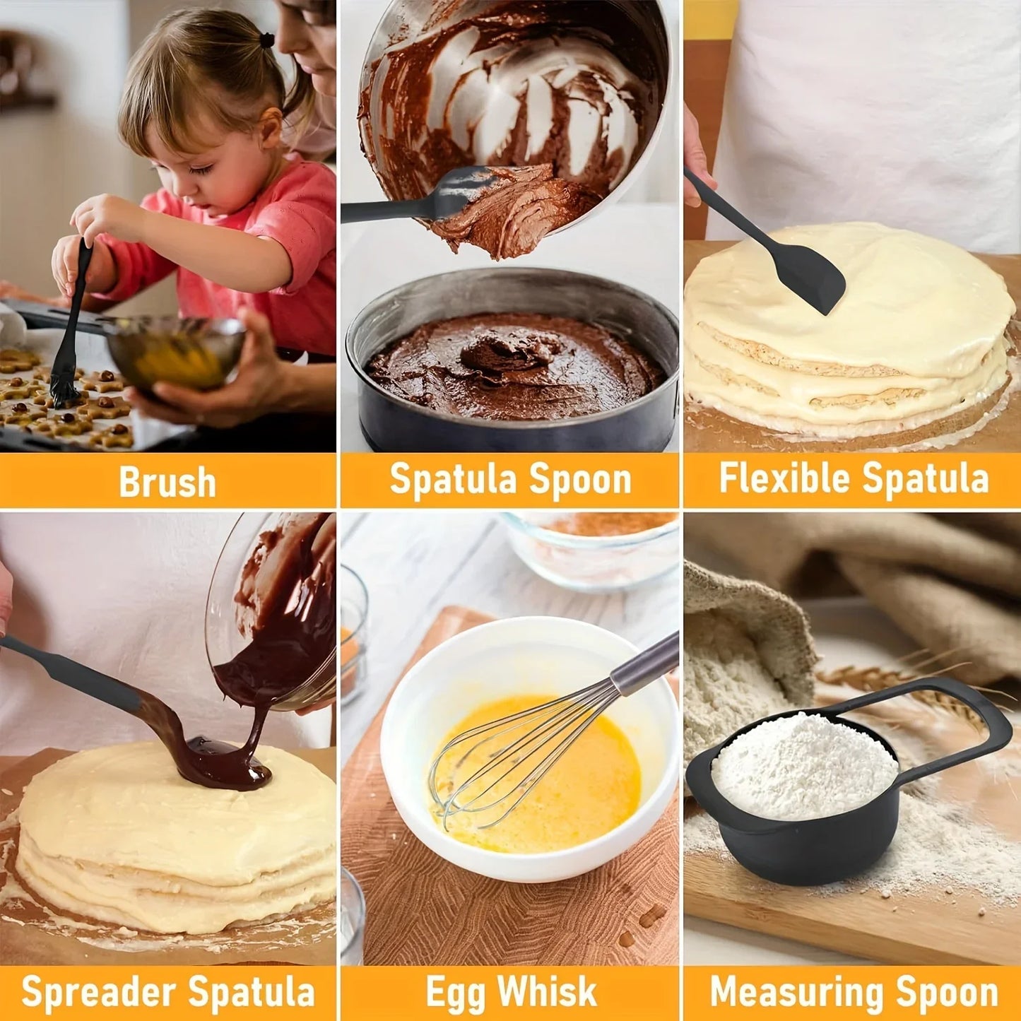 Stainless Steel Salad Tools Set With Mixing Bowls And Lids