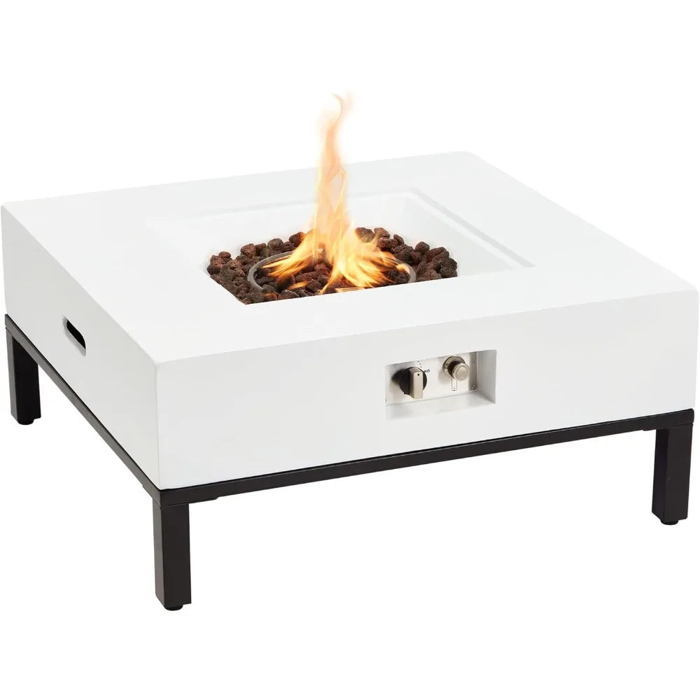 ECOTOUGE 50000 BTU Propane Fire Pit Table With Stand