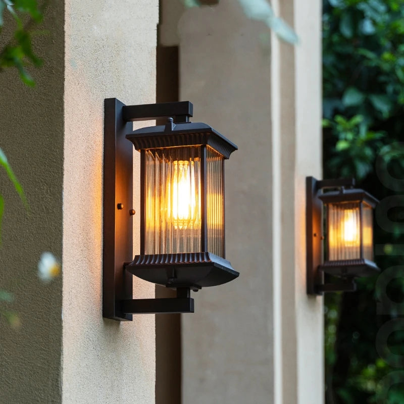 Trazos Outdoor Wall Lamp Waterproof Exterior Light AC90-260V For Hotel Villa