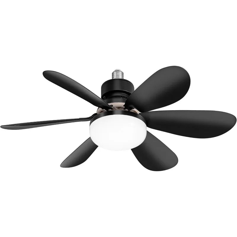Ceiling Fans With Light Low Profile LED Dimmable For Bedroom