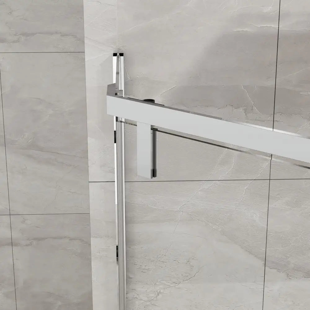 Hign-concerned Neo-Angle Frameless Shower Door Corner Enclosure Chrome Finish