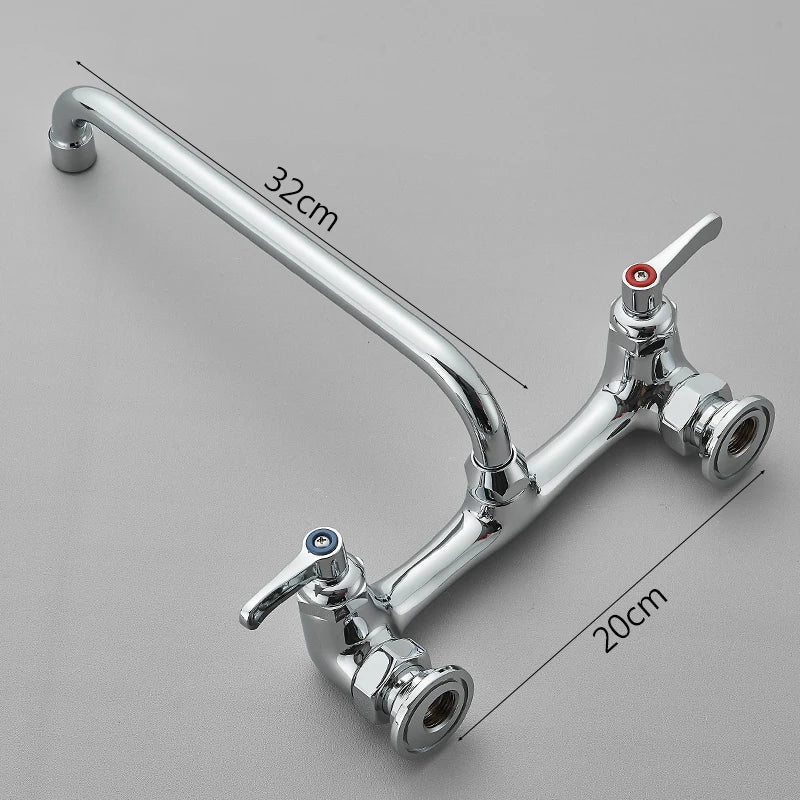 Saeuwtowy Wall Mounted Basin Faucet 360 Degree Rotation
