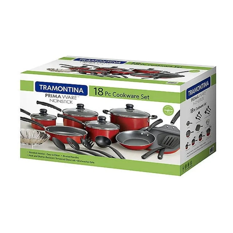 Tramontina Primaware 18 Piece Nonstick Cookware Set