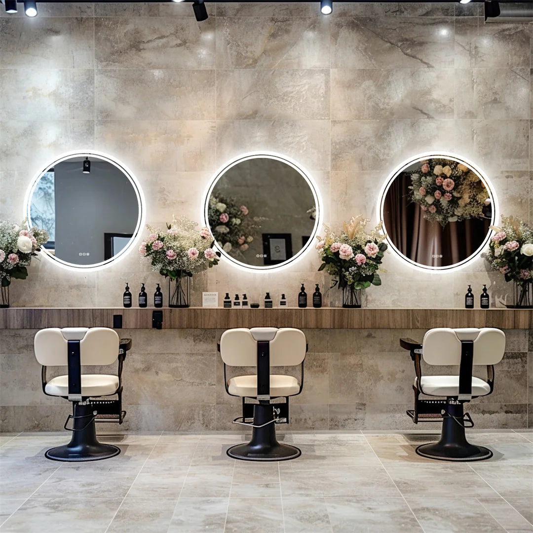 LUVODI Smart Bathroom Mirror With Dimmable Three Lighting Modes