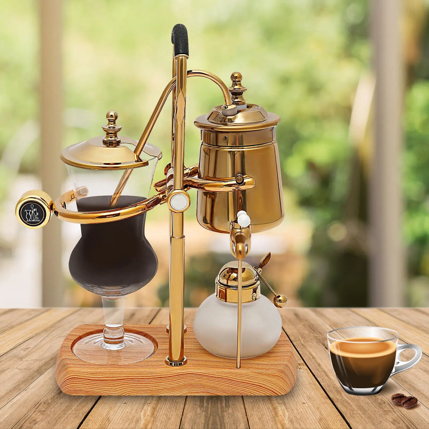 Siphon Coffee Pot Set With Integrated Filter