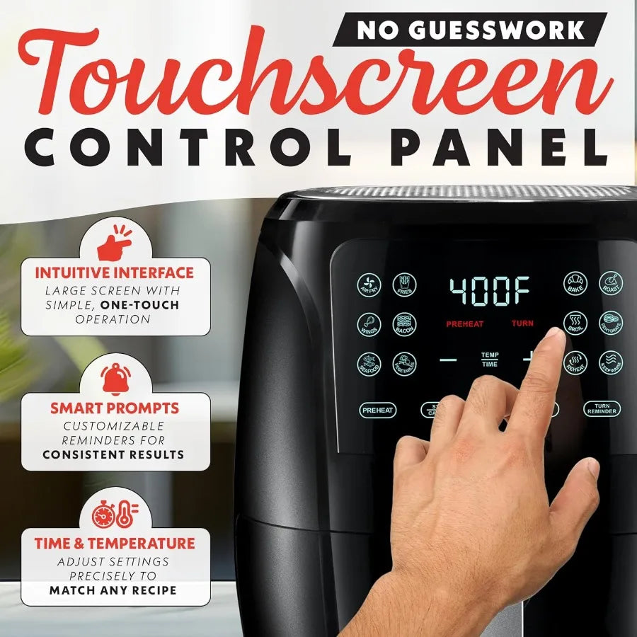 LISM Digital Air Fryer Oven With 12 One-Touch Presets