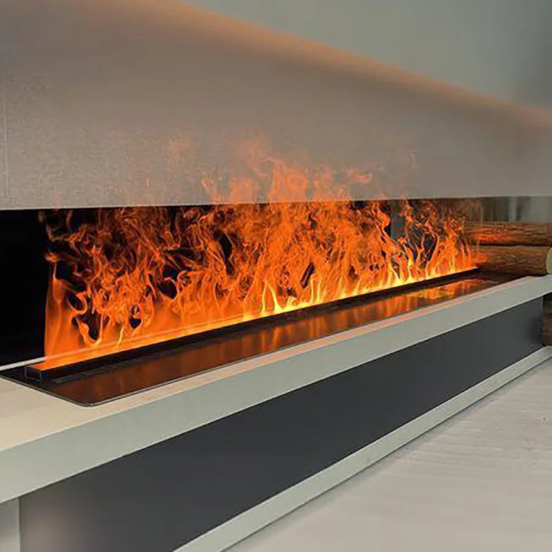 Water Vapor Fireplace 3D Flame Effect With Smart App Control Humidifier