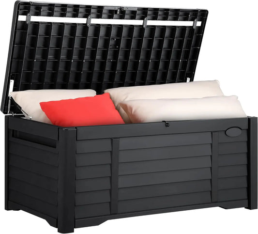 Nest N Yard Storage Deck Box Waterproof Lockable Lid