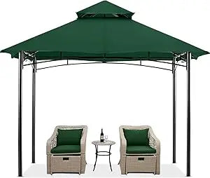 XMSJ Outdoor Garden Gazebo With Stable Steel Frame Durable