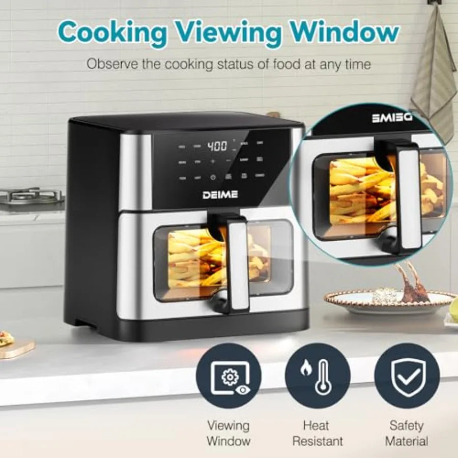 LISM Air Fryer 1700W Large Capacity Oilless 10 Presets