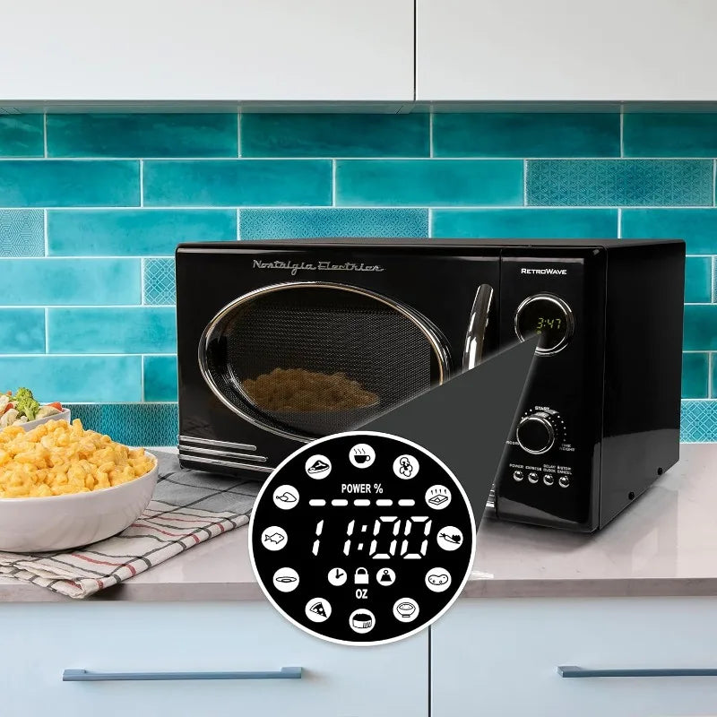 XMSJ 800W Countertop Microwave Oven With LED Display